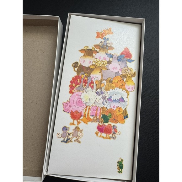 Other - Vintage Gibson Greeting Instamatic Photo Album Whimsical Farm Animals 1978 w/box